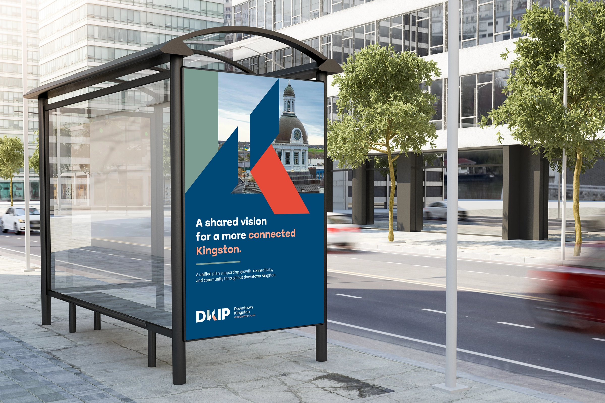 DKIP bus shelter poster.