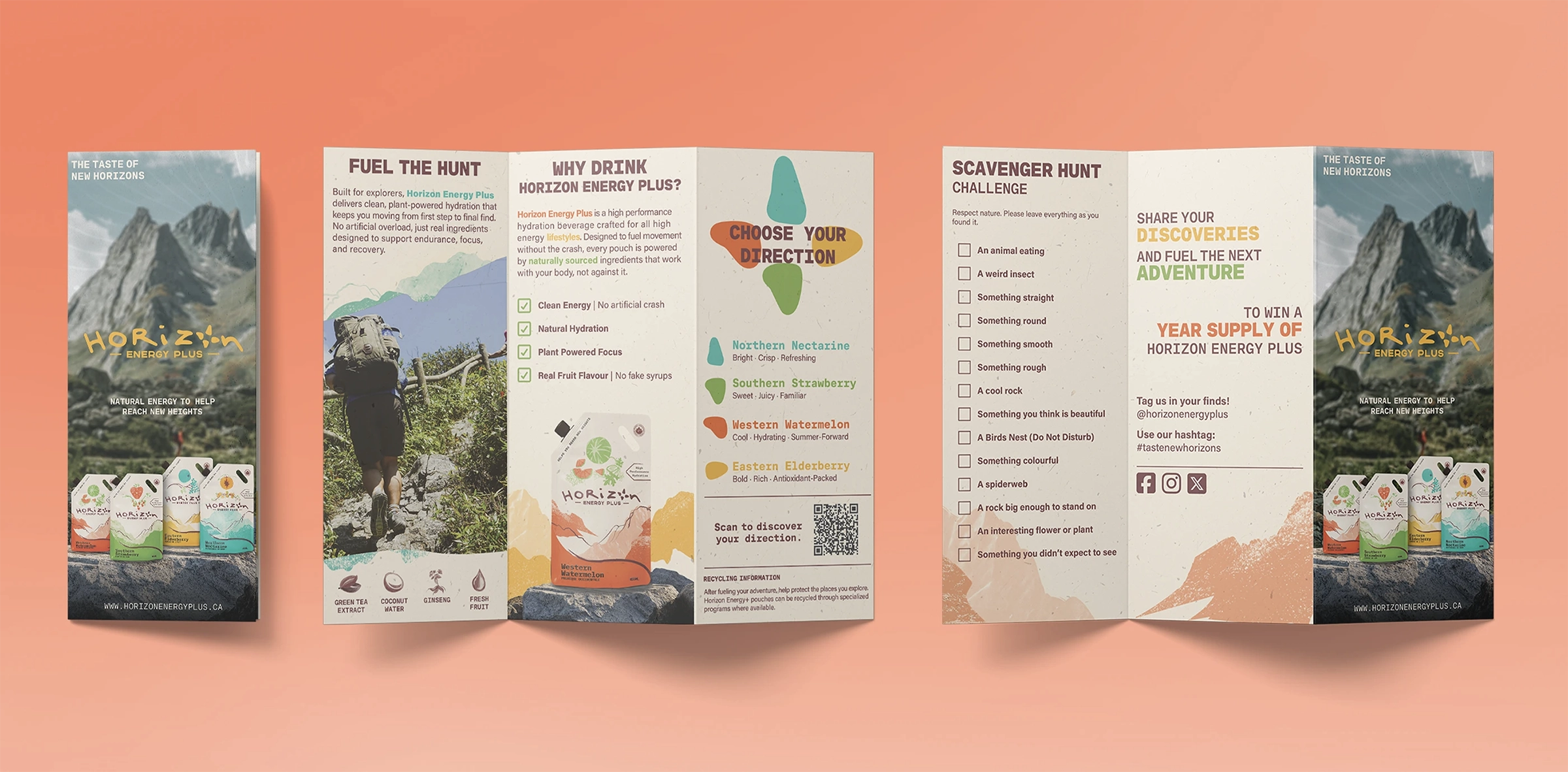 Open brochure design.