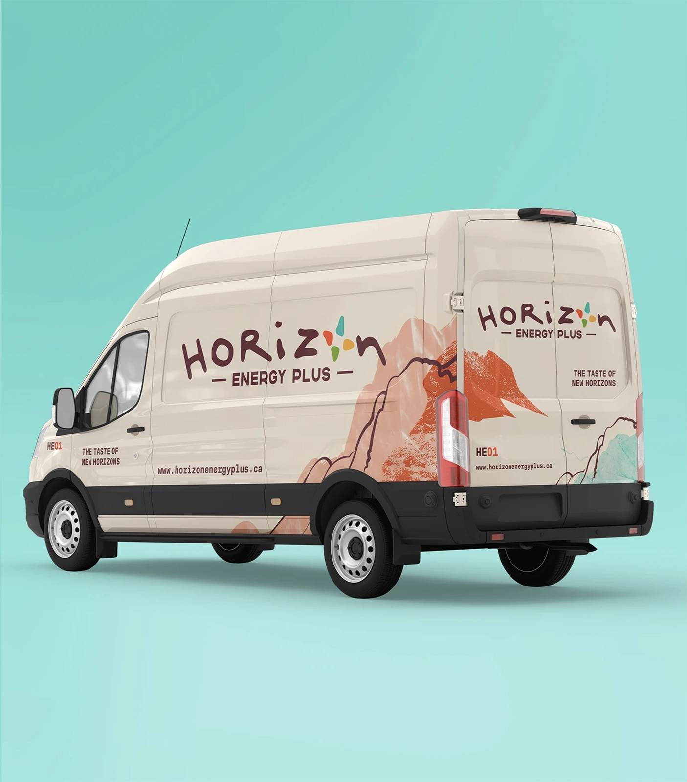 Truck wrap design.